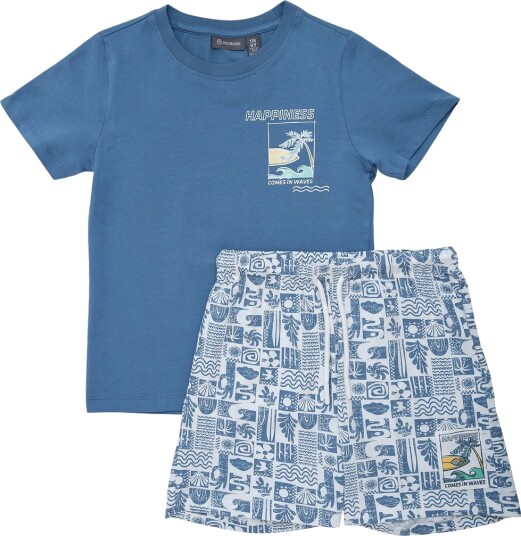 Color Kids T shirt & Shorts Set Coronet Blue 122