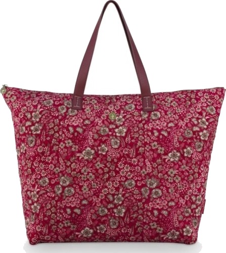 Pip Studio Pip Studio Tilda Totebag L Quilt Red Pip Studio Pip Studio Tilda Totebag L Quilt Red
