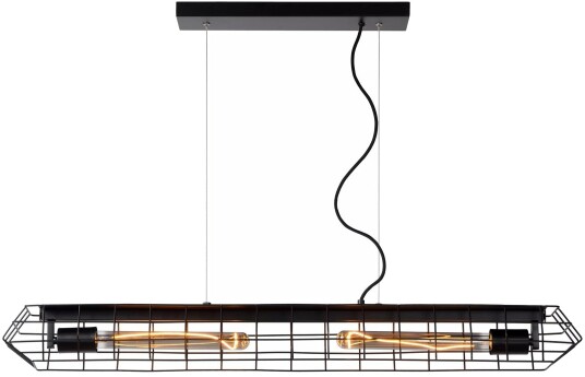 Lattice Pendelskinne  Lengde 100 Cm  Sort