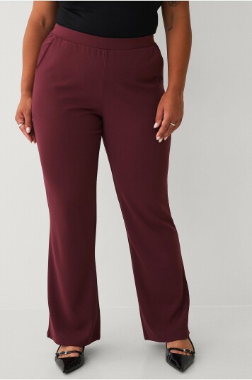 Ellos Plus Collection Leggings med bootcut Brun