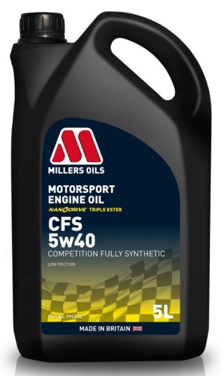 Motorolje MILLERS MOTORSPORT CFS 5W40 5L Motorolje MILLERS MOTORSPORT CFS 5W40 5L