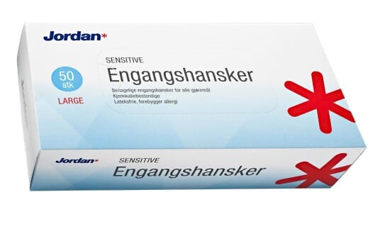 Jordan Engangshanske Sensitiv Stor Xstor 50 Pk