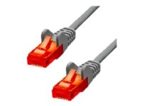 ProXtend - Koblingskabel - RJ-45 (hann) til RJ-45 (hann) - 7 m - 5 mm - UTP - CAT 6 - IEEE 802.3af - med støvel, uten hindringer, flertrådet - grå