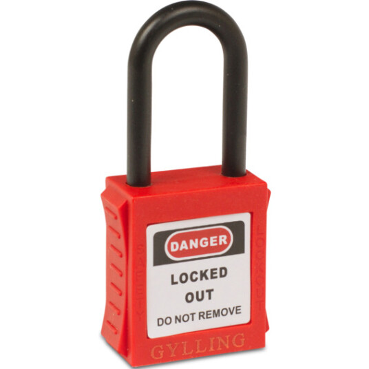 Gylling Teknikk Lockout Hengelås Rød Ulike Nøkler Kd Gylling Teknikk Lockout Hengelås Rød Ulike Nøkler Kd