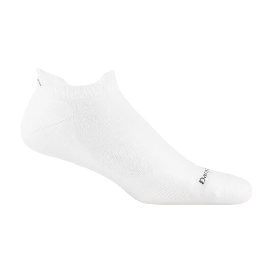 Darn Tough Men's Run No Show Tab Ultra-lightweight White X-Large