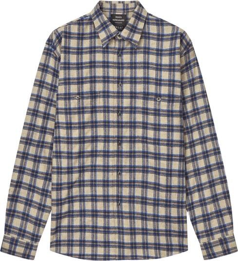 Mads Nørgaard Italian Wool Marcel Loto Shirt OVERLAND TREK CH. M