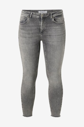 Only Carmakoma - Jeans carWilly Life Reg Sk Ank Jn Rea0918 - Grå