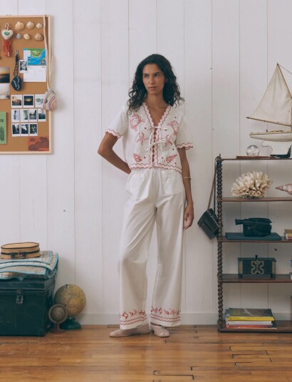 Maison Labiche Veneur Seashells   White   L