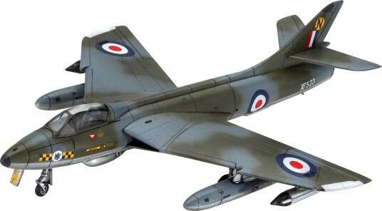 Revell Hawker Hunter FGA.9 Jagerfly Byggesett