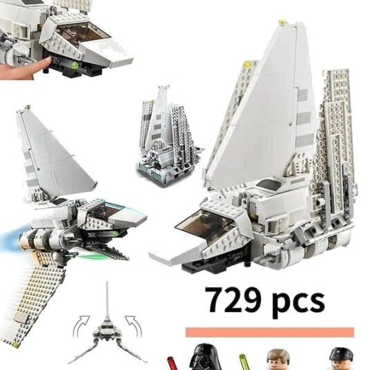 75302 Space War Imperial Shuttle Byggesett Klosser Luke Skywalked Byggeleke Diy Julegaver Til Barn Leker Til Gutter Db