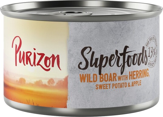 Purizon Våtfôr Superfoods Villsvin Med Sild Søtpotet Og Eple 6 X 140 G Purizon Våtfôr Superfoods Villsvin Med Sild Søtpotet Og Eple 6 X 140 G