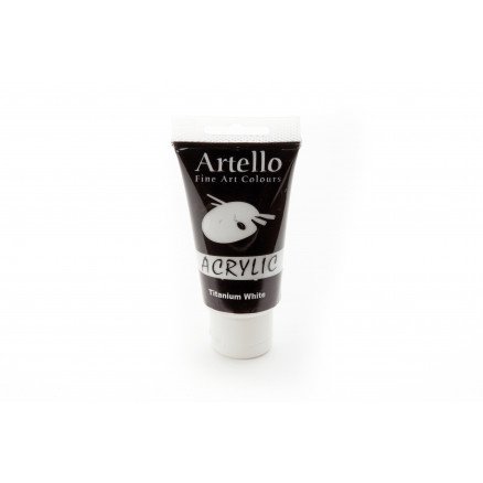 Artello Akrylmaling Kunstnerfarge Hvit 75ml