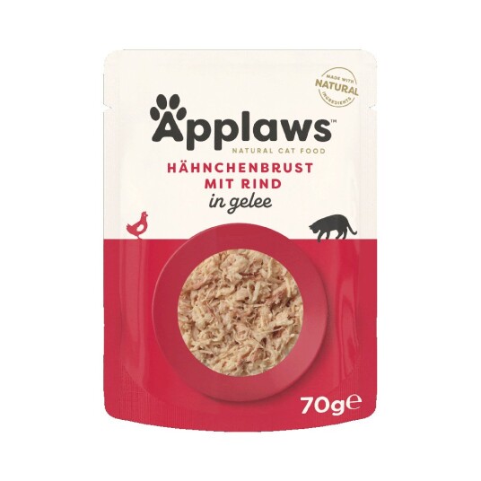 Økonomipakke Applaws Porsjonsposer I Gelé 48 X 70 G Kylling Med Storfekjøtt Økonomipakke Applaws Porsjonsposer I Gelé 48 X 70 G Kylling Med Storfekjøtt