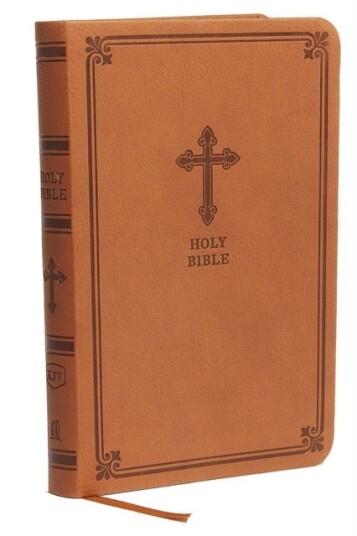 KJV, Value Thinline Bible, Compact, Leathersoft, Brown, Red Letter, Comfort Print KJV, Value Thinline Bible, Compact, Leathersoft, Brown, Red Letter, Comfort Print
