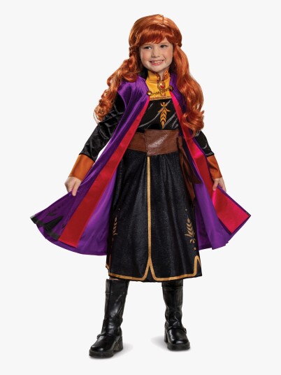 Disguise Anna Wig Child Multi/Patterned ONE SIZE CHILD