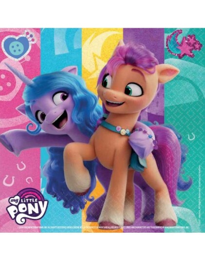 16 stk 33x33 cm Servietter My Little Pony