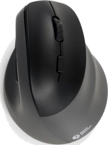 Bakkerelkhuizen PRF Pro Ergonomisk Vertikal Mus med Bluetooth 5.2 og USB-C - Høyrehendt Mørk Grå Bakkerelkhuizen PRF Pro Ergonomisk Vertikal Mus med Bluetooth 5.2 og USB-C - Høyrehendt Mørk Grå