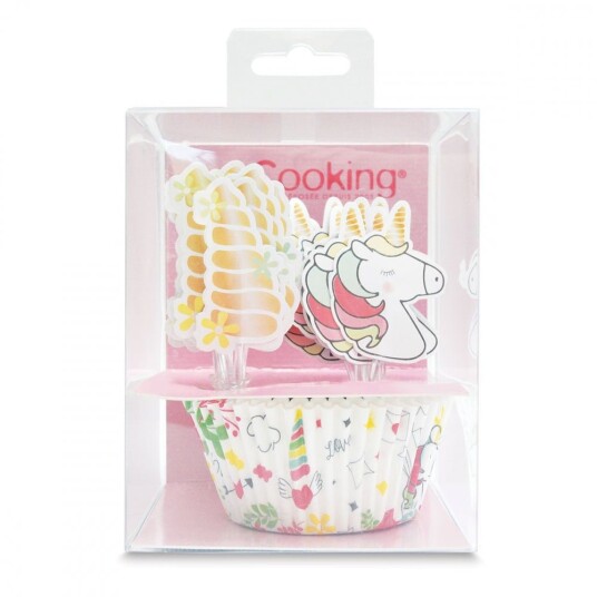 Scrapcooking  Enhjørning Muffinsformer Og Topper 