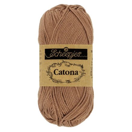 Scheepjes Catona Garn 503 Hasselnøtt - 25g