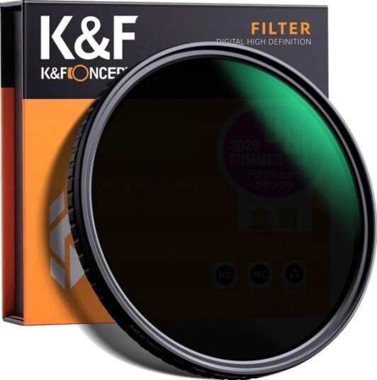 Kf Filter 82Mm Kf Filter X Fader Grå Justerbar Nd8-Nd128 / Kf01.1080