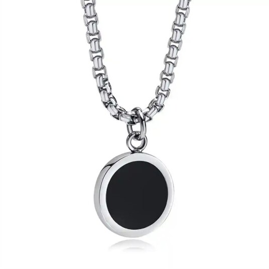 Lite lekkert halssmykke black/steel Lite lekkert halssmykke black/steel