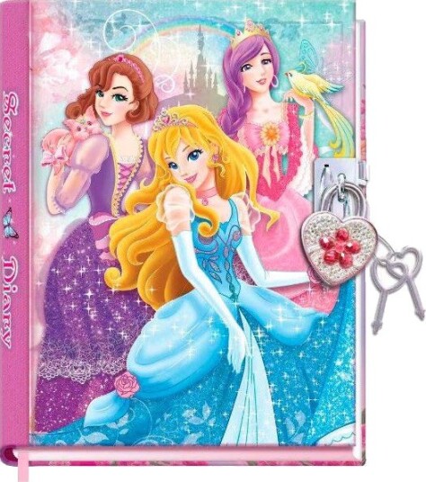 Pulio Pecoware Dagbok Med Lås Og 2 Nøkler - 6+ År - Prinsesse Pulio Pecoware Dagbok Med Lås Og 2 Nøkler - 6+ År - Prinsesse