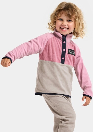 Didriksons Kids" Monte Half Button 5 Heather Pink 122/128 cm Didriksons Kids" Monte Half Button 5 Heather Pink 122/128 cm