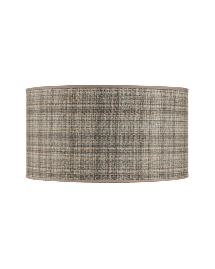 Artwood Sylinder lampeskjerm Callum Plaid Brown