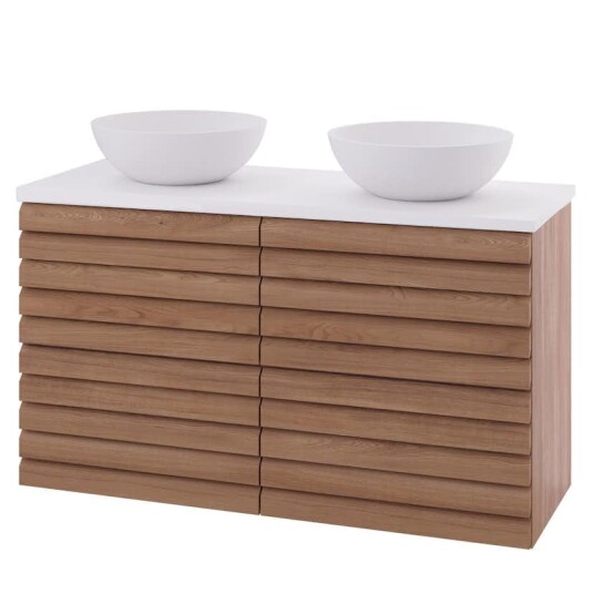 Servantskap Linn Bad Selma 120 cm Dobbel 160522STD Servantskap Linn Bad Selma 120 cm Dobbel 160522STD