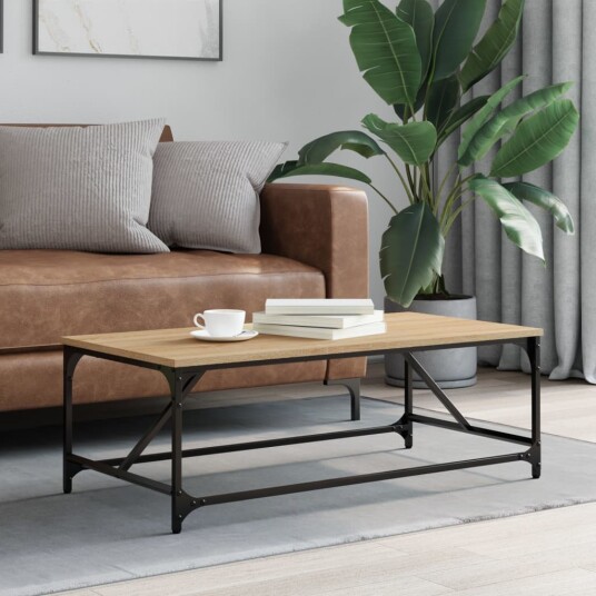 Salongbord sonoma eik 100x50x35 cm konstruert tre 8721012124912