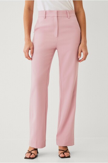 Ellos Collection Maya dressbukser med høy midje Rosa