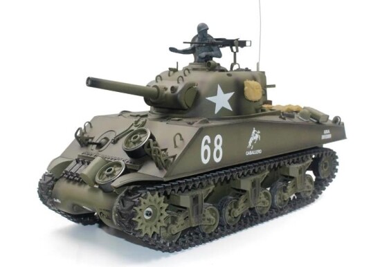 Heng Long 3898-1 Battle Tank 1:16 - M4A3 Sherman - Airgun & IR Heng Long 3898-1 Battle Tank 1:16 - M4A3 Sherman - Airgun & IR