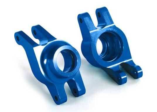 Traxxas 8952X Stub Axle Carriers Rear Alu Blue Pair Maxx Traxxas 8952X Stub Axle Carriers Rear Alu Blue Pair Maxx
