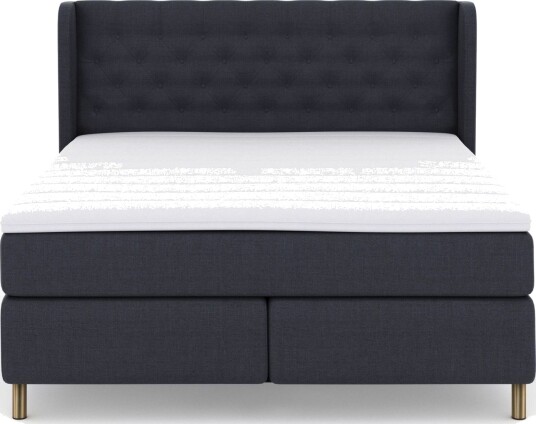 Select No 3 Komplett Sengepakke 180x200 Medium Blå/Kobberben