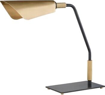 Fanny bordlampe antikk messing