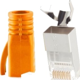 Shiverpeaks Bs72067-O, Rj-45, Oransje, Hankjønn, Rett, Polykarbonat (Pc), Cat5e/6/6A/7