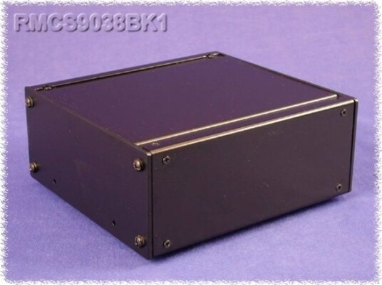 Hammond Electronics RMCV9018BK1 216 × 203 × 21 mm Aluminium Sort Kabinett