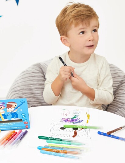 Janod Long Lasting Felt Tip Pens Multi/Patterned Janod Long Lasting Felt Tip Pens Multi/Patterned