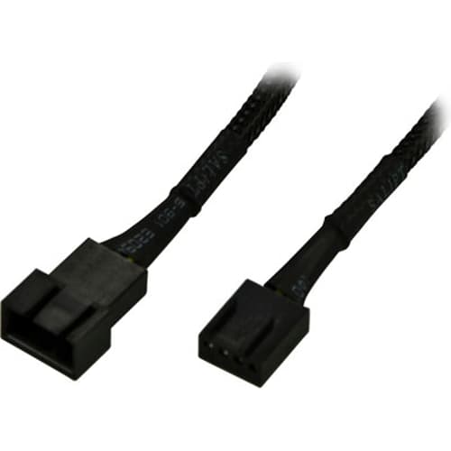 Akasa 0,3 m 4-pins PWM Forlengelseskabel til Vifter Svart Akasa 0,3 m 4-pins PWM Forlengelseskabel til Vifter Svart