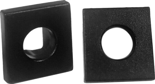 Deksel Til Aluminiumprofil Sort