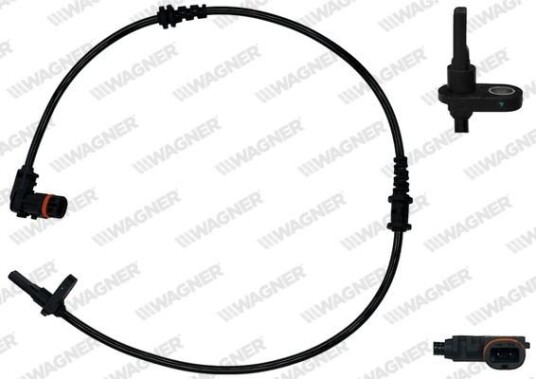 Sensor, ABS WAGNER ABS00093