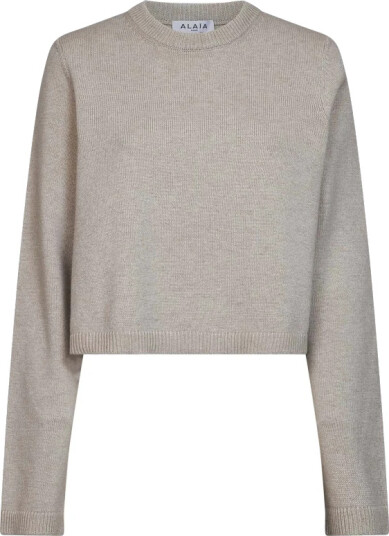 Alaïa Dame Strikkevarer Beige M,