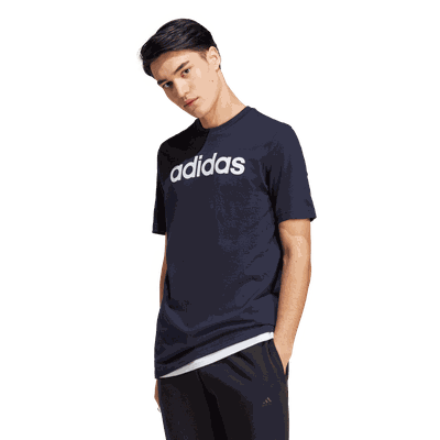 Adidas Essential Single Jersey T-Shirt t-skjorte herre Svart M Adidas Essential Single Jersey T-Shirt t-skjorte herre Svart M