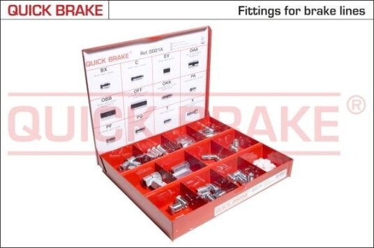 Sortiment, armaturer QUICK BRAKE 0001A