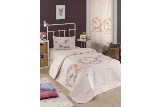 Eponj Home Sengeteppe Rosa