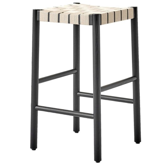 &Tradition Betty TK7 Barstol TK7 Sort / Naturlig Vevet Bånd &Tradition Betty TK7 Barstol TK7 Sort / Naturlig Vevet Bånd