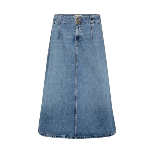 MOS MOSH Mmleala Denim Skirt Blue 30 MOS MOSH Mmleala Denim Skirt Blue 30