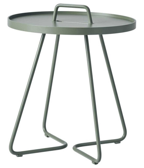 Cane-line On-the-move sidebord Dusty green 44 cm Grønn
