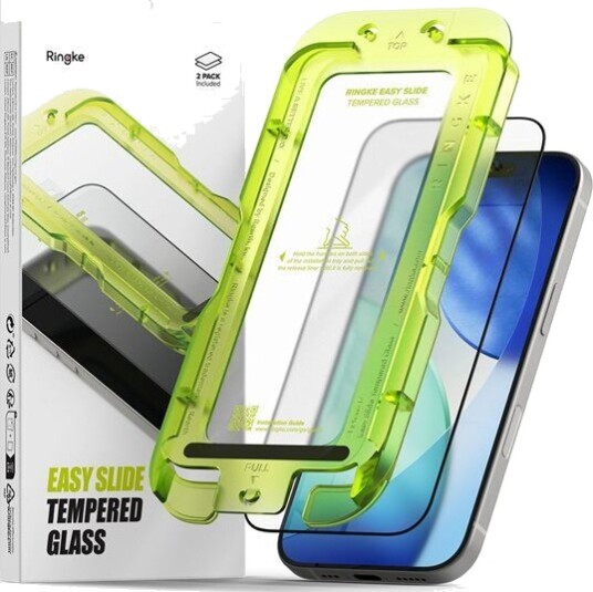 Ringke Easy Slide Skjermbeskytter i Herdet Glass for iPhone 17 - 2 stk. Ringke Easy Slide Skjermbeskytter i Herdet Glass for iPhone 17 - 2 stk.