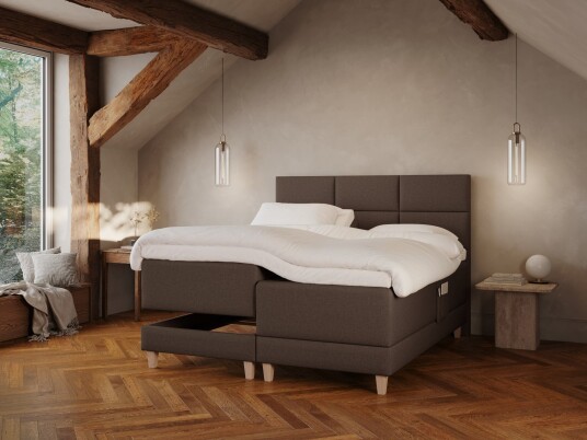 Nordic Dream Aura Fjäll 160x200 Mørk brun